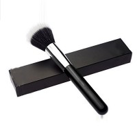 Amazon hot selling Two color fiber stippling brush for liquid BB mineral cream foundation