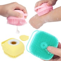 Top Factory Self-design Best Quality BPA Free Soft Silicone Baby Bath Head Massage Brush