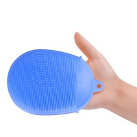 Factory wholesale baby silicone bath brush massage brush silicone bath brush bath